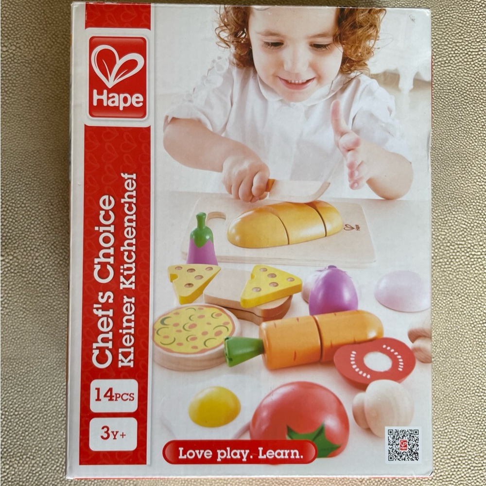 Hape Chef’s Kitchen Wooden Play Food Set